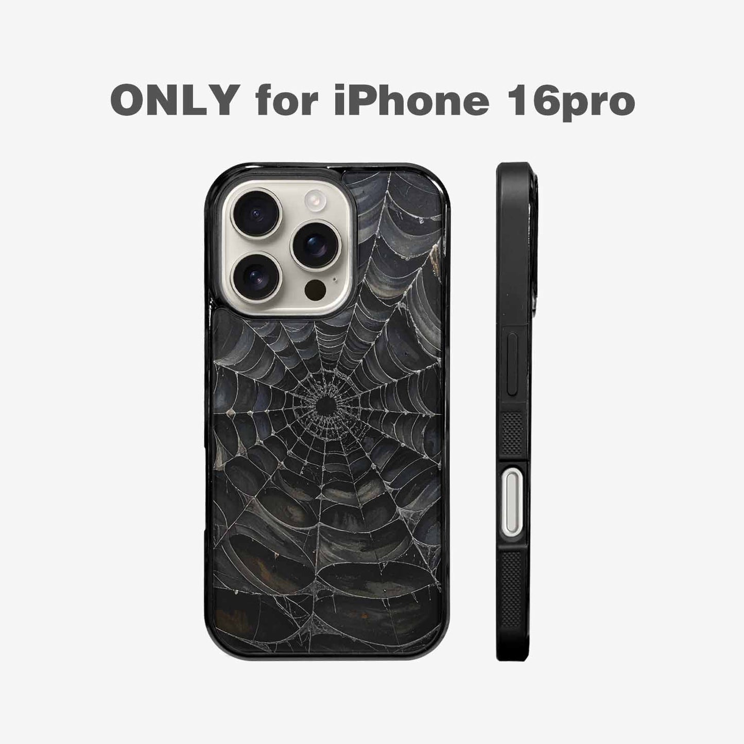 iPhone 16 Pro Case — Spider Web Gothic Spider Web Gothic, Custom Print Case Cover
