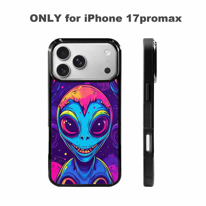 iPhone 17 Pro Max Case — Alien Ufo Cartoon Art Alien Scifi, Personalized Phone Case