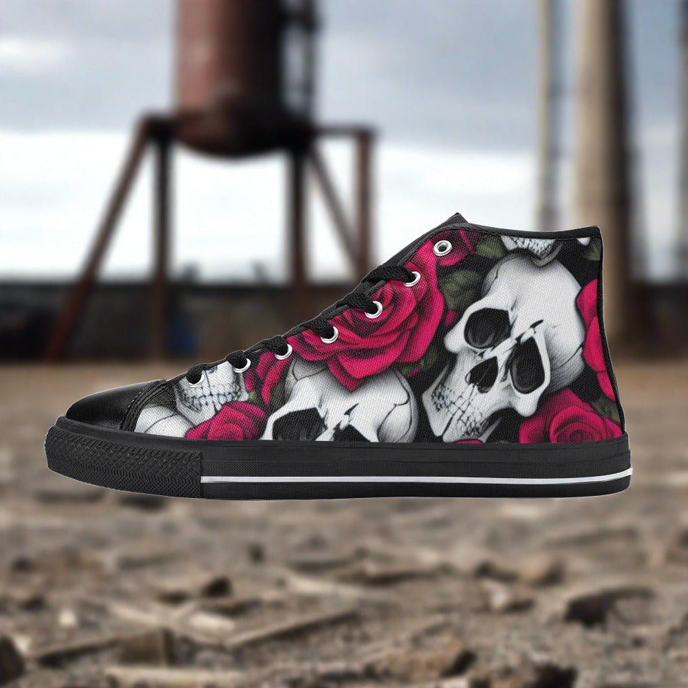 Koi Earthy Brown Custom WOMEN Bold Art - Freaky Shoes | Custom Art Sneakers