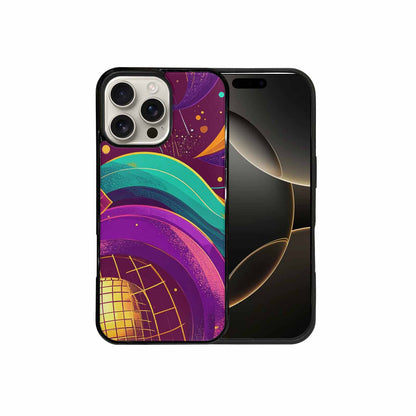iPhone 16 Pro Max Case — 1970s Disco Art Pattern, Original Design Phone Case