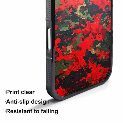 iPhone 17 Air Case — Small Military Camouflage Blotch Pattern Camo, Custom Art Phone Cover