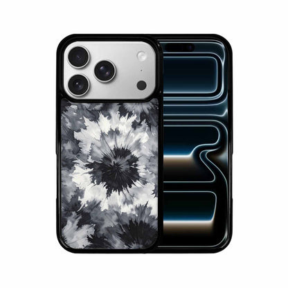iPhone 17 Pro Case — Tie Dye Black And Gray Tie, Custom Made Phone Cover