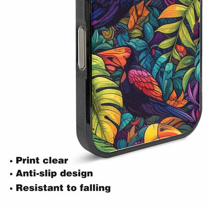 iPhone 15 Pro Max Case — Toucan Jungle Toucan Jungle Pattern Hundreds, Unique Phone Case Design