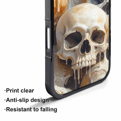 iPhone 17 Pro Case — Seamless Tileable Pattern Of Overlapping Gothic, Custom Print Case Cover