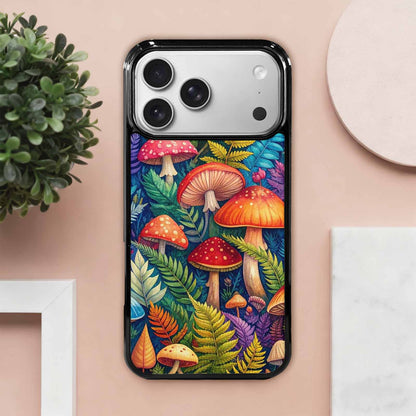 iPhone 17 Pro Max Case — Mushrooms Botanicalmushrooms P Cix Floral, Custom Printed Phone Case