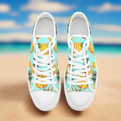Aurora Borealis Navy Indigo Custom Bold Art - Freaky Shoes | Custom Art Sneakers