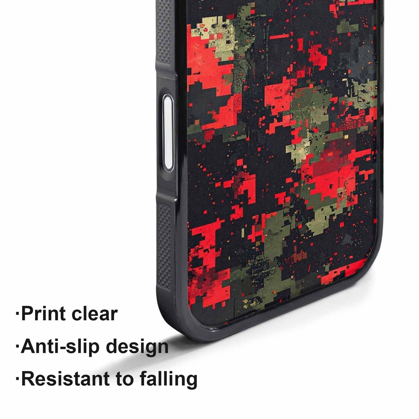 iPhone 17 Pro Max Case — Small Military Camouflage Blotch Camo, Custom Designed Case Cover