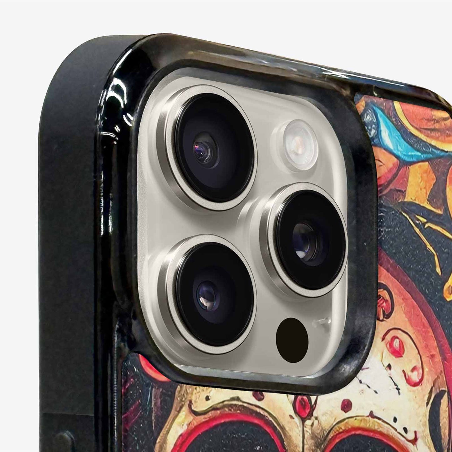 iPhone 15 Pro Max Case — Graffiti Skull, Custom Print Case Cover