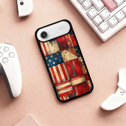 iPhone 17 Air Case — Small American Flag Stars And Galaxy, Unique Phone Case Design