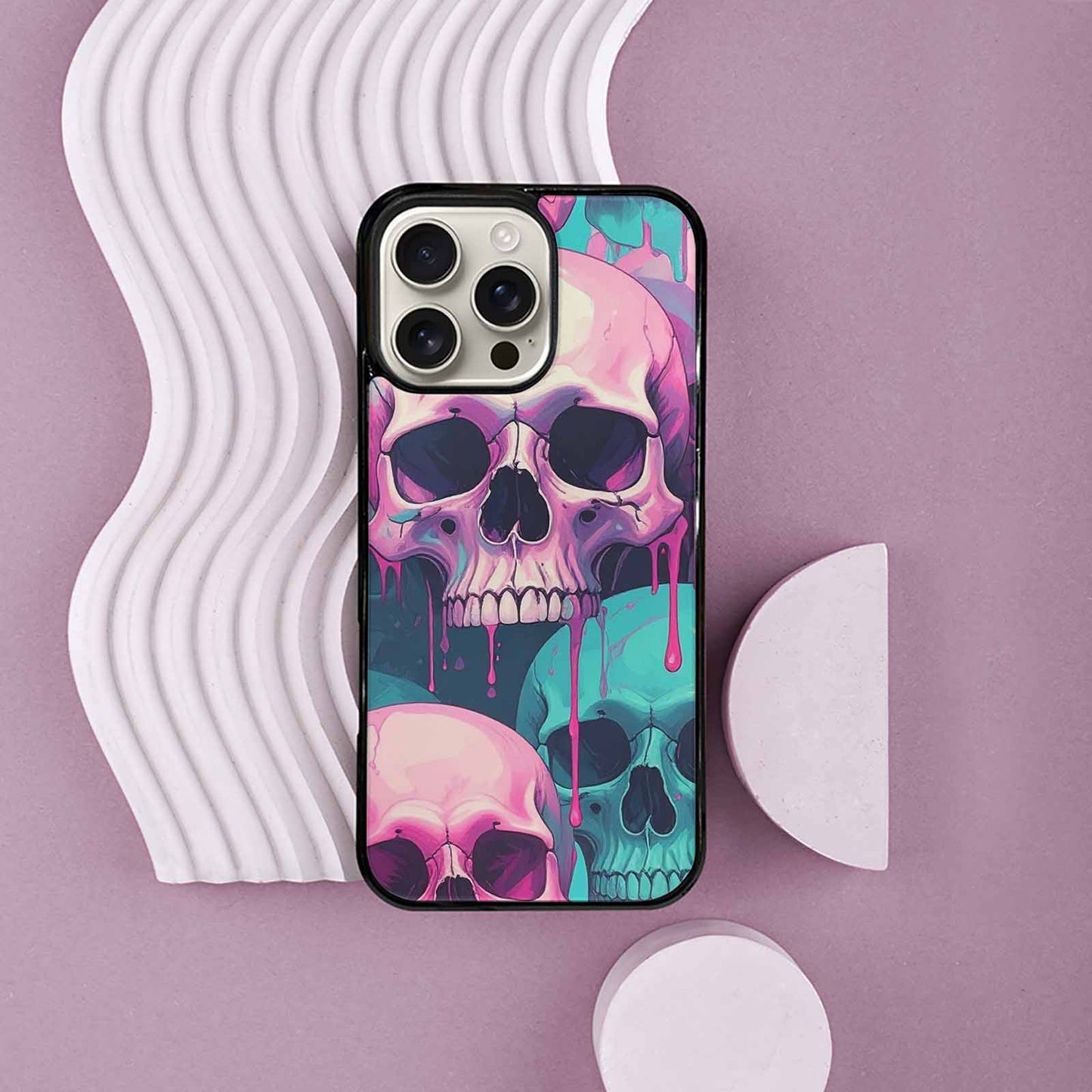 iPhone 16 Pro Max Case — Thousands Of Skulls Custom, Customized Protective Case