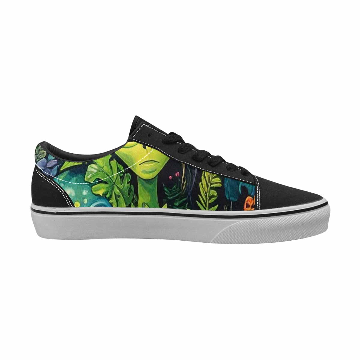 WOMEN'S Aliens Lace-Up Canvas Cottagecore Sneakers