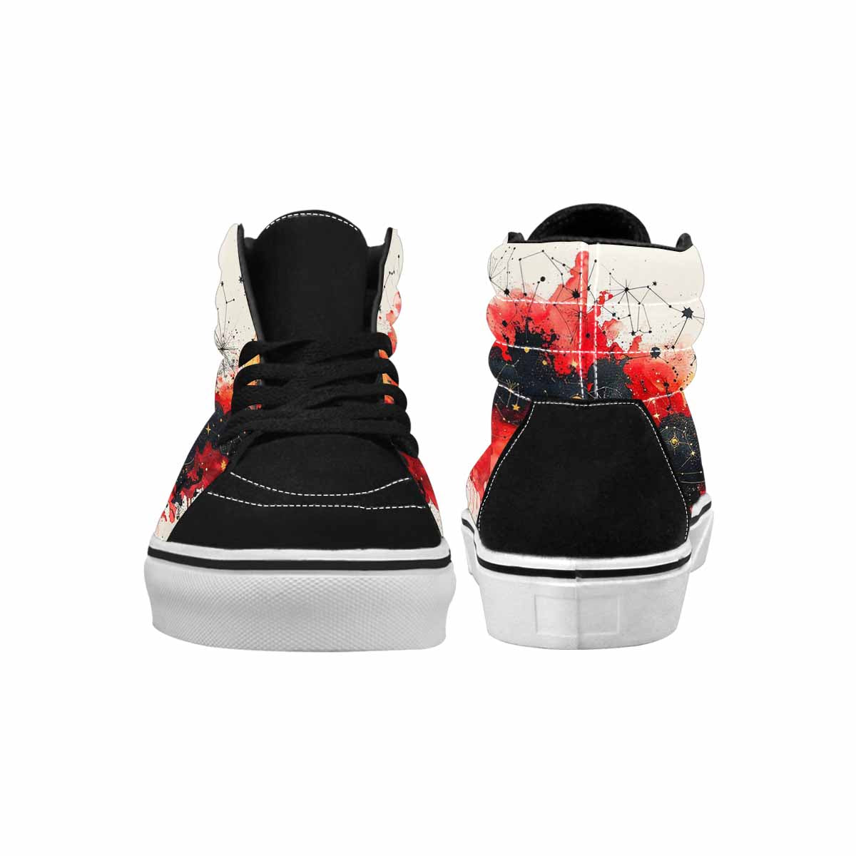 MEN'S Zodiac Constellation High Top Canvas Kaleidoscope Sneakers