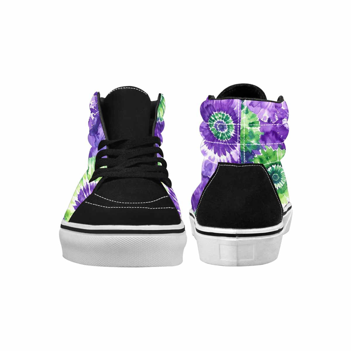 WOMEN'S Tie Dye - High Top Canvas Grunge Shoes