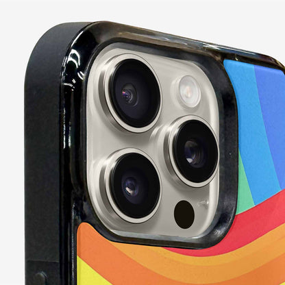 iPhone 16 Pro Max Case — Rainbow Pride, Custom Printed Phone Case