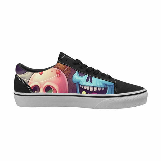 WOMEN'S Ice Cream Monsters - Lace-Up Canvas Neon Fantasy Shoes