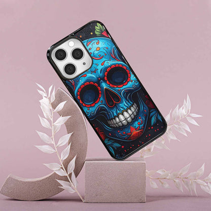 iPhone 15 Pro Max Case — Graffiti Skull, Original Design Phone Case