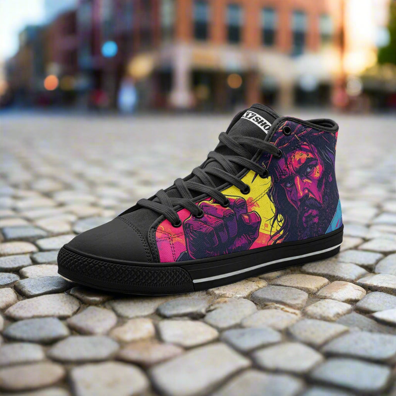 Jesus Unisex High Top Canvas Shoes - Freaky Shoes®