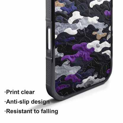 iPhone 17 Pro Case — Vivid Camo Asexual Pride Camo, Custom Art Phone Cover