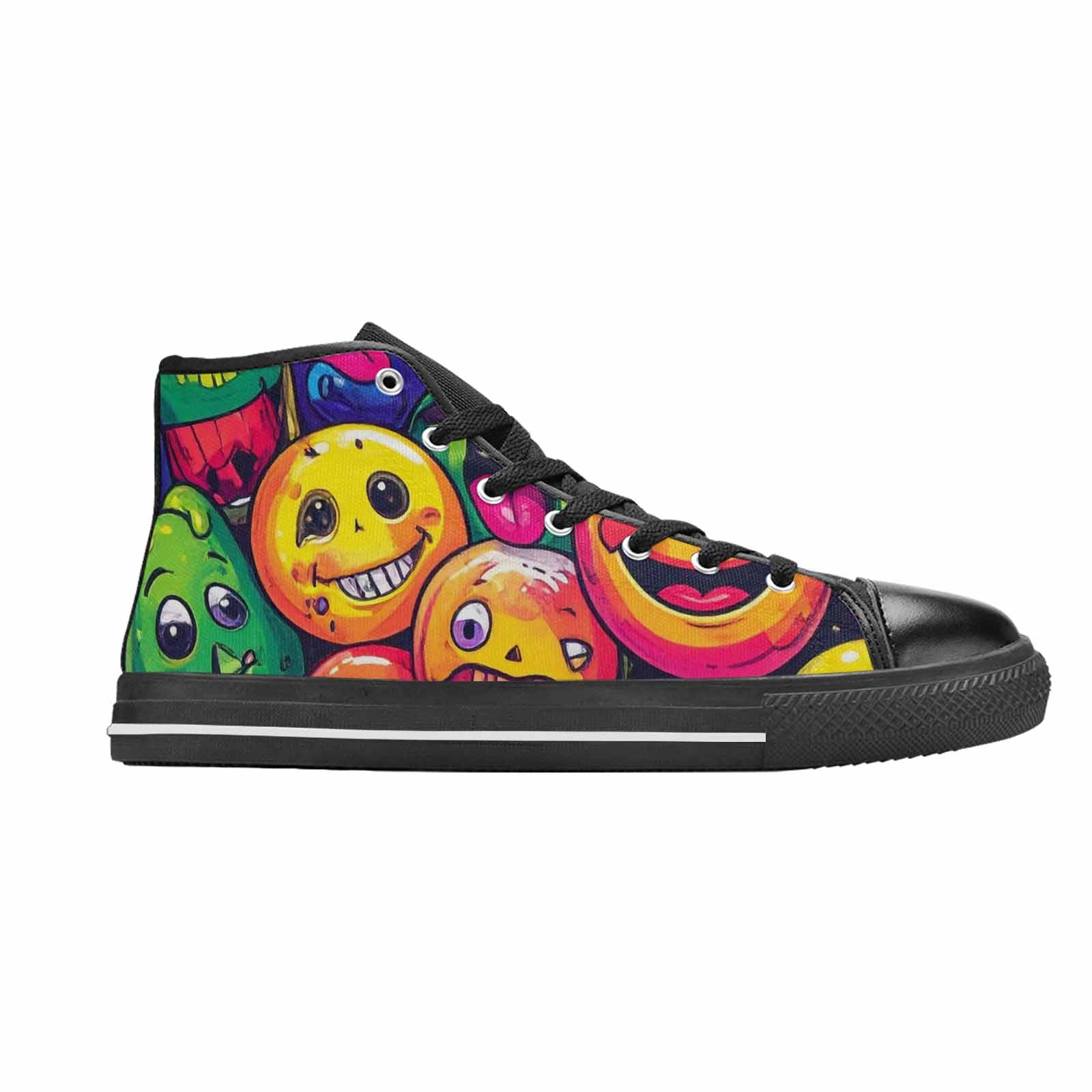 WOMEN'S Funny Looking Cartoon High Top Canvas Y2K Shoes