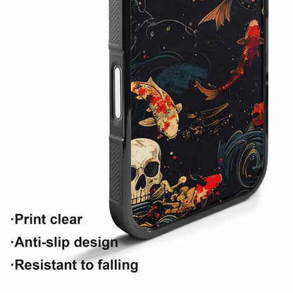 iPhone 17 Case — Skull Dark Art Gothic Print Gothic, Custom Art Phone Cover