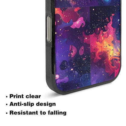 iPhone 16 Pro Max Case — Cosmic Creature And Object Mashup Pattern, Custom Designed Case Cover