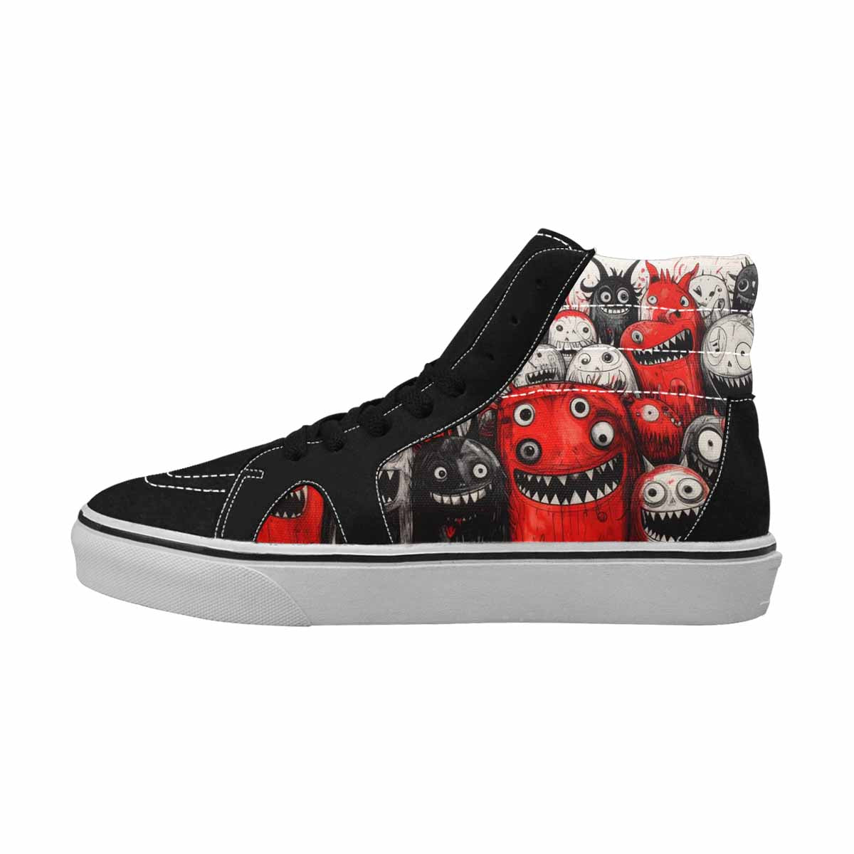 MEN'S Monsters (general) High Top Canvas Aesthetic Shoes