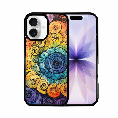 iPhone 17 Case — Tie Dye Swirls (black Tie Dye, Original Design Phone Case