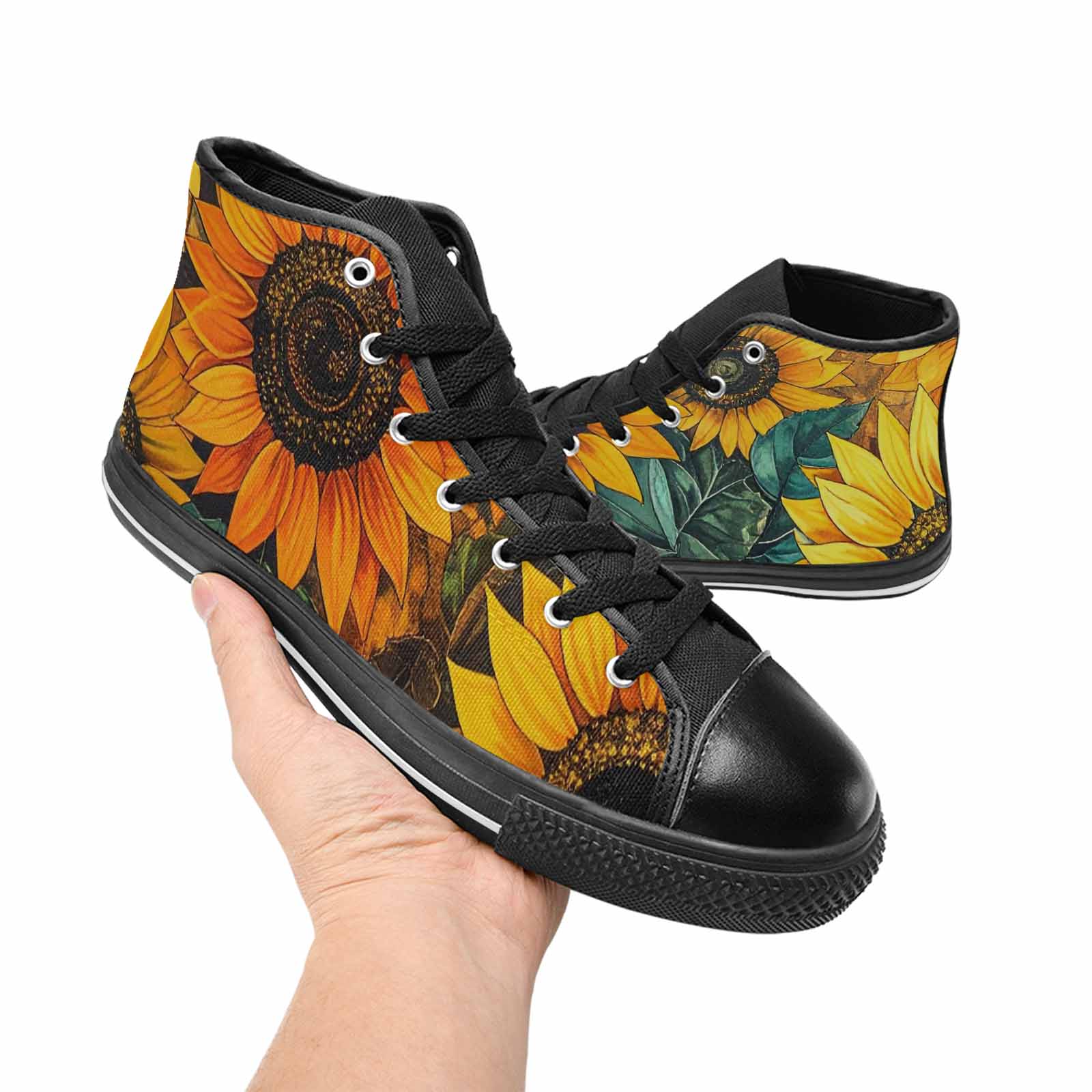 MEN'S Blend Melt Them High Top Canvas Cottagecore Shoes