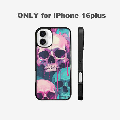 iPhone 16 Plus Case — Thousands Of Skulls Custom, Unique Phone Case Design