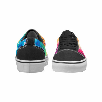 WOMEN'S Smiley Facessmiley Faces  Lace-Up Canvas Aesthetic Custom Shoes
