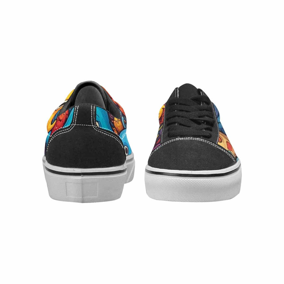 MEN'S Cartoon Monster Character Canvas Lace-Up Surreal Custom Sneakers