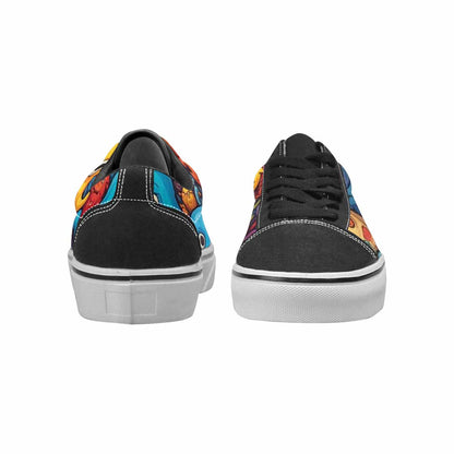 MEN'S Cartoon Monster Character Canvas Lace-Up Surreal Custom Sneakers