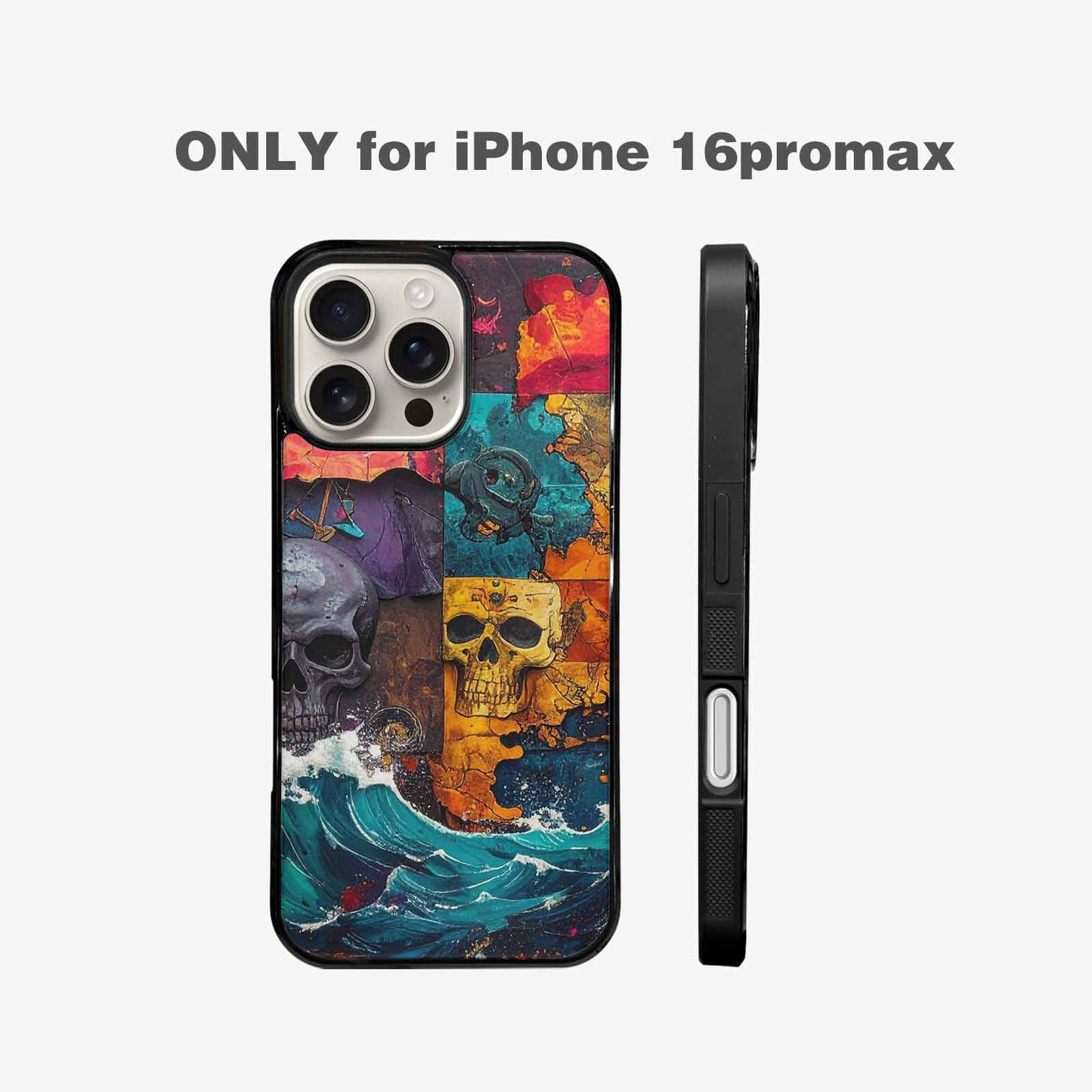 iPhone 16 Pro Max Case — Pirate Skull Flag Pirate Skull Flag, Original Design Phone Case