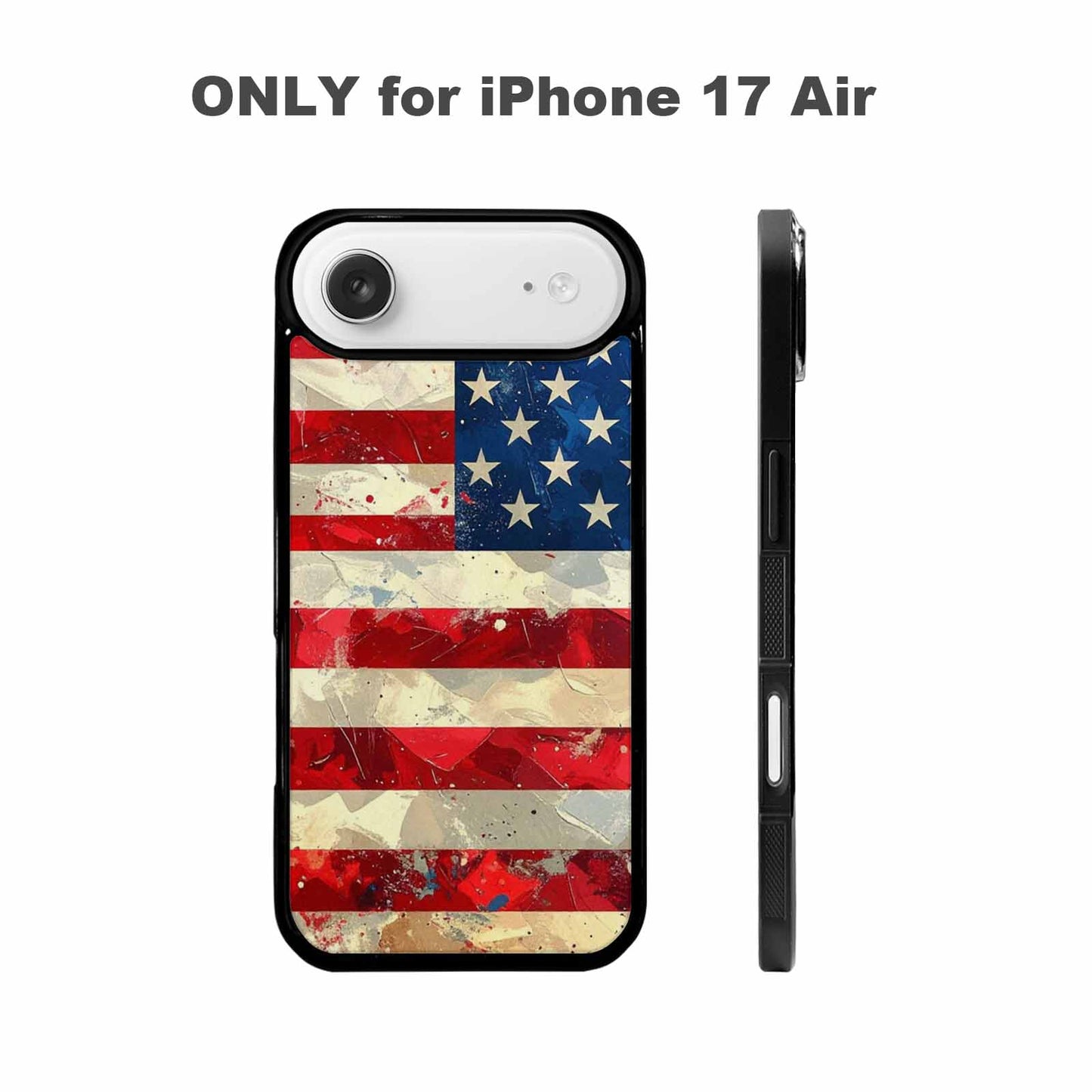 iPhone 17 Air Case — Small American Flag Stars And Galaxy, Custom Made Phone Cover