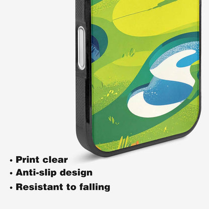 iPhone 16 Case — Golf Cartoon Art Pattern, Custom Designed Case Cover