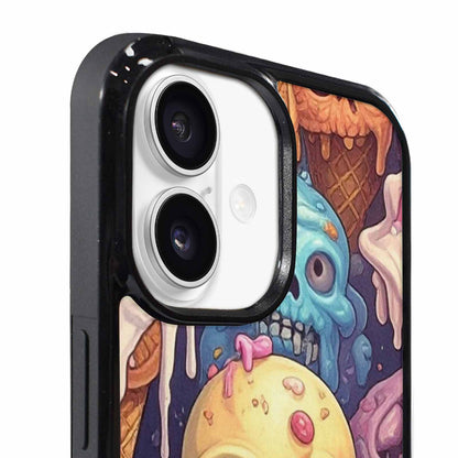 iPhone 17 Case — Ice Cream Monsters Skullsmelti Gothic Skulls, Custom Designed Case Cover