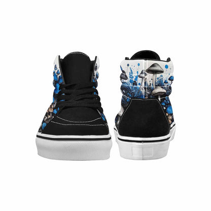 MEN'S Mushrooms (general) High Top Canvas Vivid Custom Sneakers
