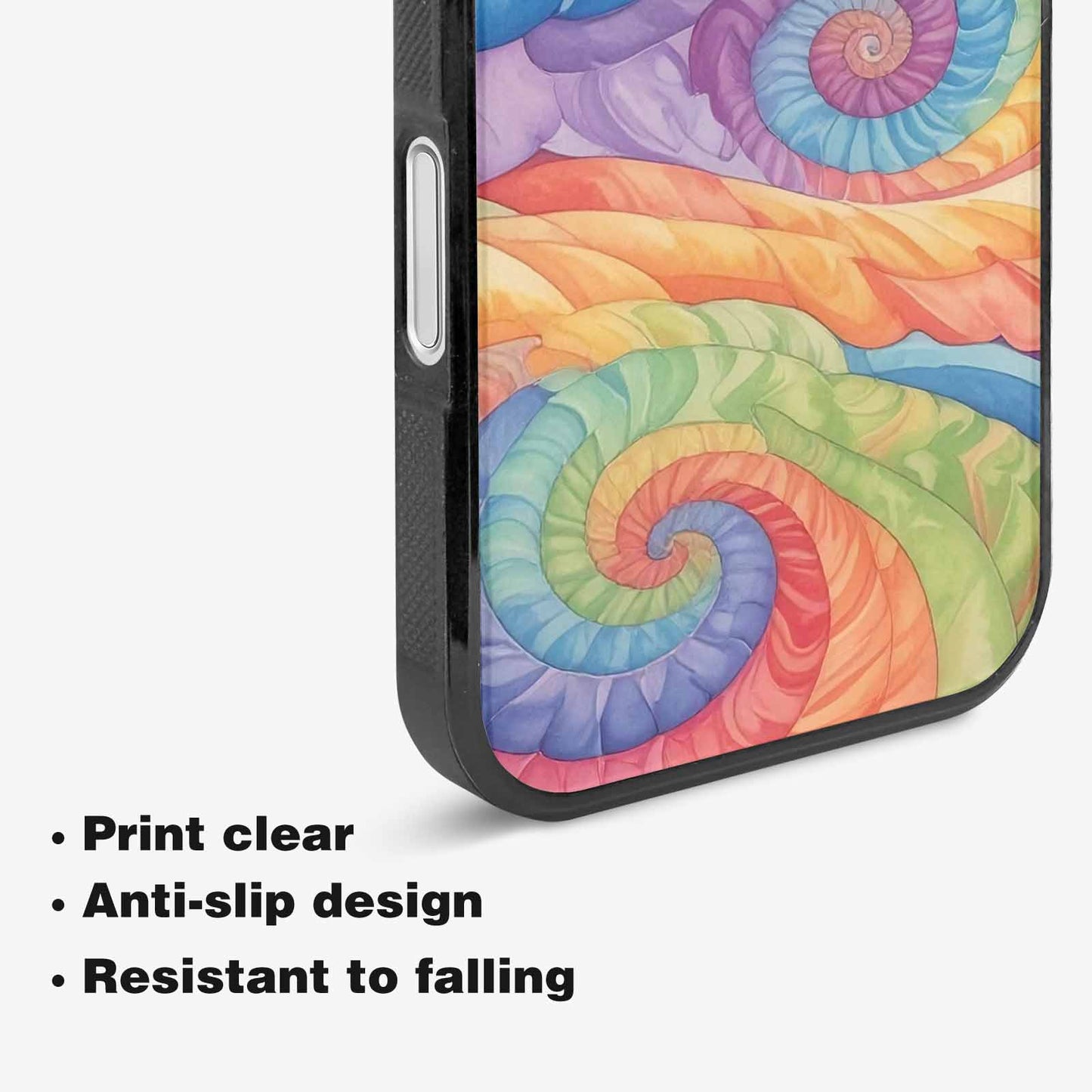 iPhone 16 Case — Tie Dye Swirls Tie Dye Swirls, Custom Designed Case Cover