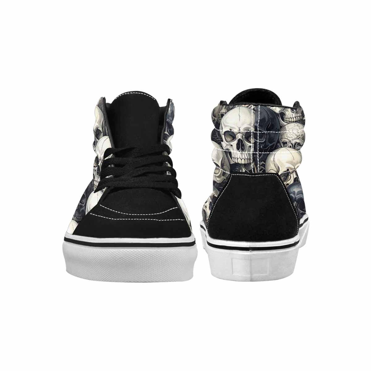 WOMEN'S Skulls - Classic High Top Canvas Vivid Sneakers