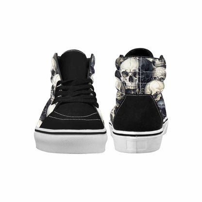 WOMEN'S Skulls - Classic High Top Canvas Vivid Sneakers
