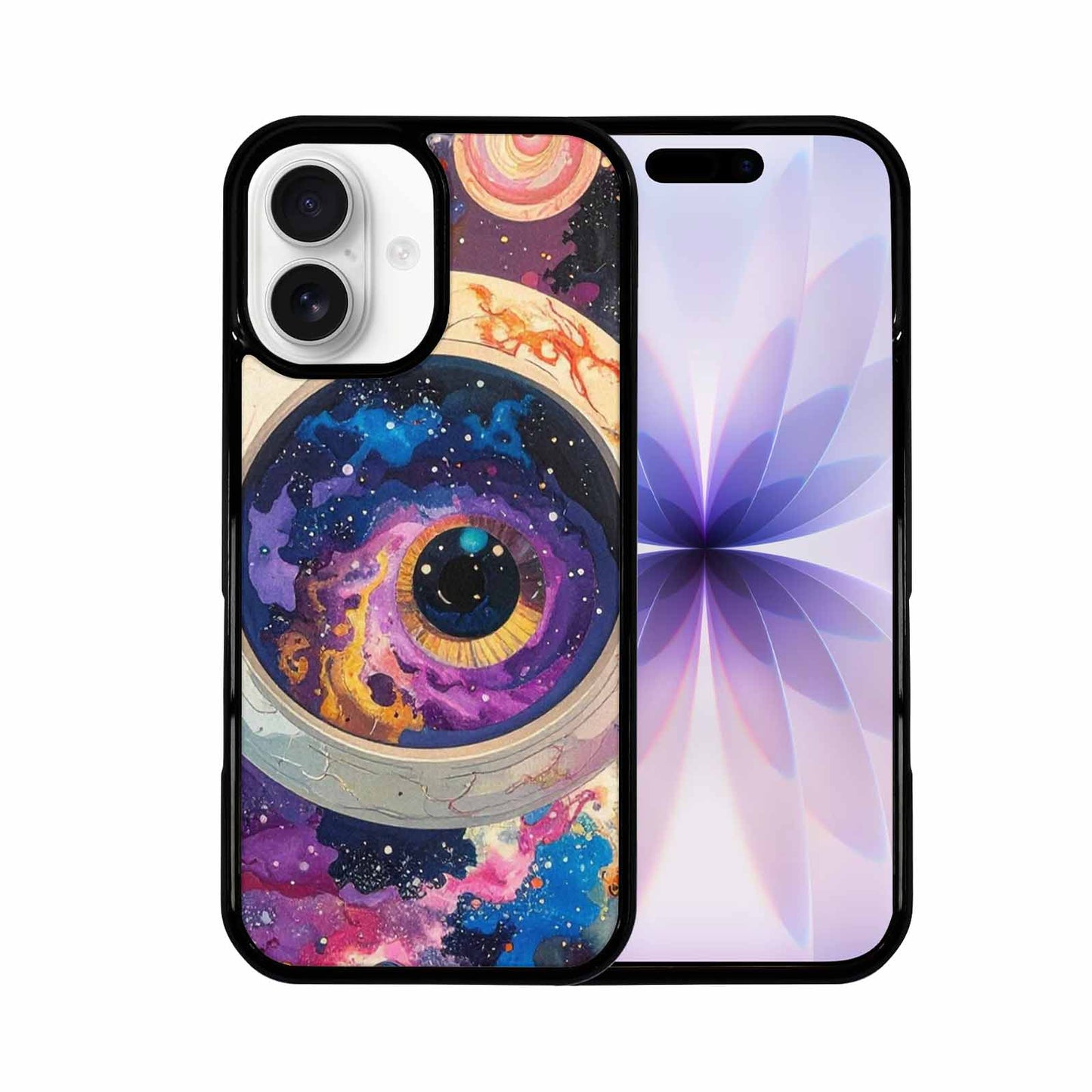 iPhone 17 Case — Seamless Tileable Pattern Of Galaxy Space, Custom Printed Phone Case
