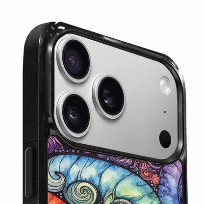 iPhone 17 Pro Max Case — Tie Dye Swirls (black Tie Dye, Custom Designed Case Cover