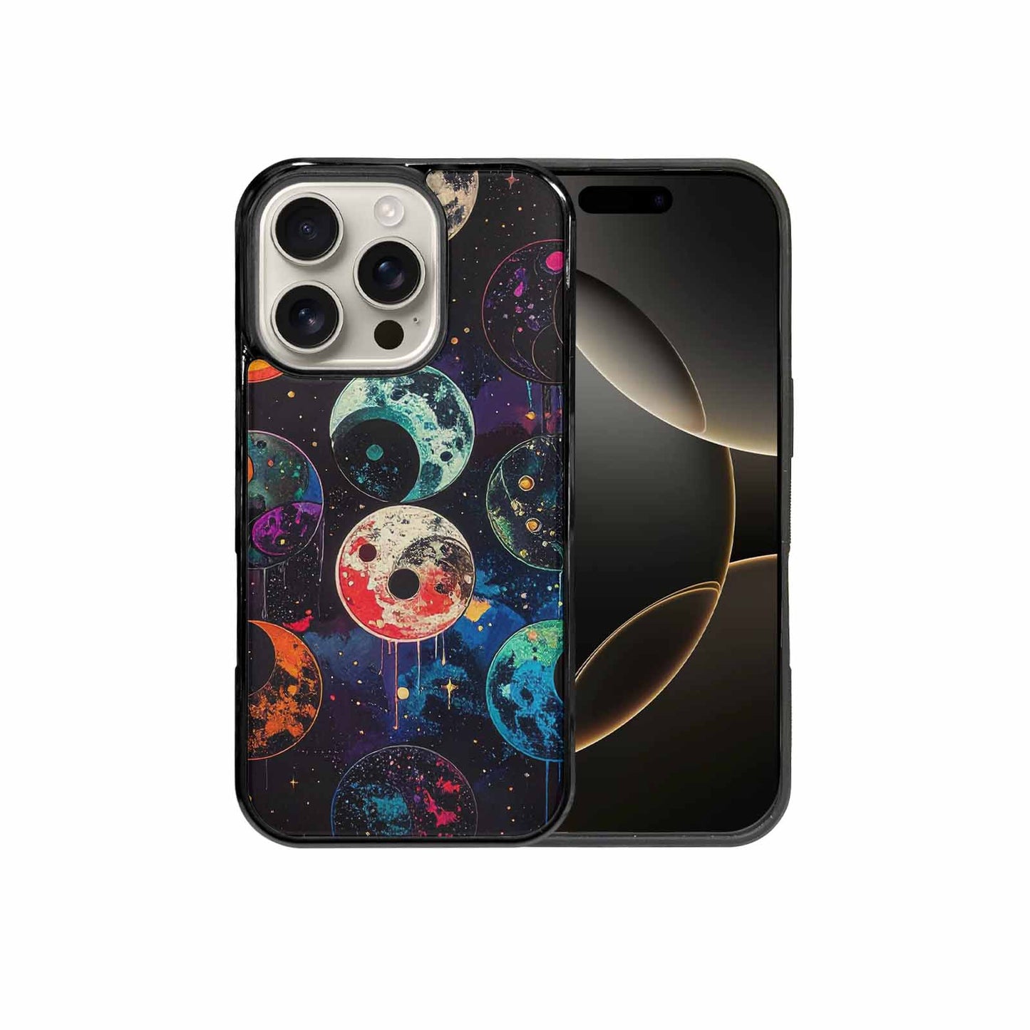 iPhone 16 Pro Case — Yin Yang Yin And Yang Symbol, Customized Protective Case