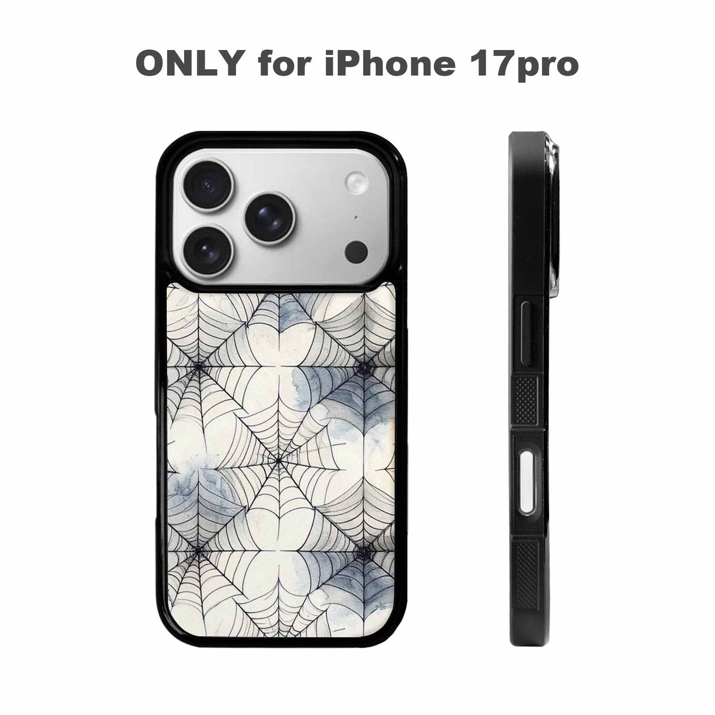 iPhone 17 Pro Case — Watercolor Klimt Spider Web Watercolor Abstract, Custom Made Phone Cover