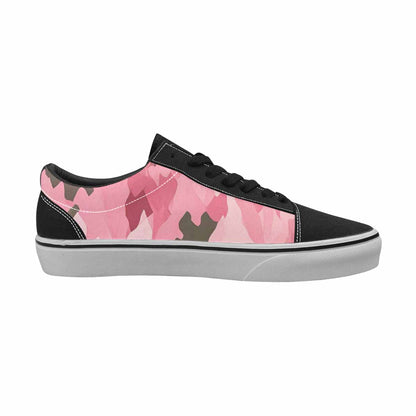 MEN'S Military Camouflage Blotch Canvas Lace-Up Vibrant Chaos Sneakers