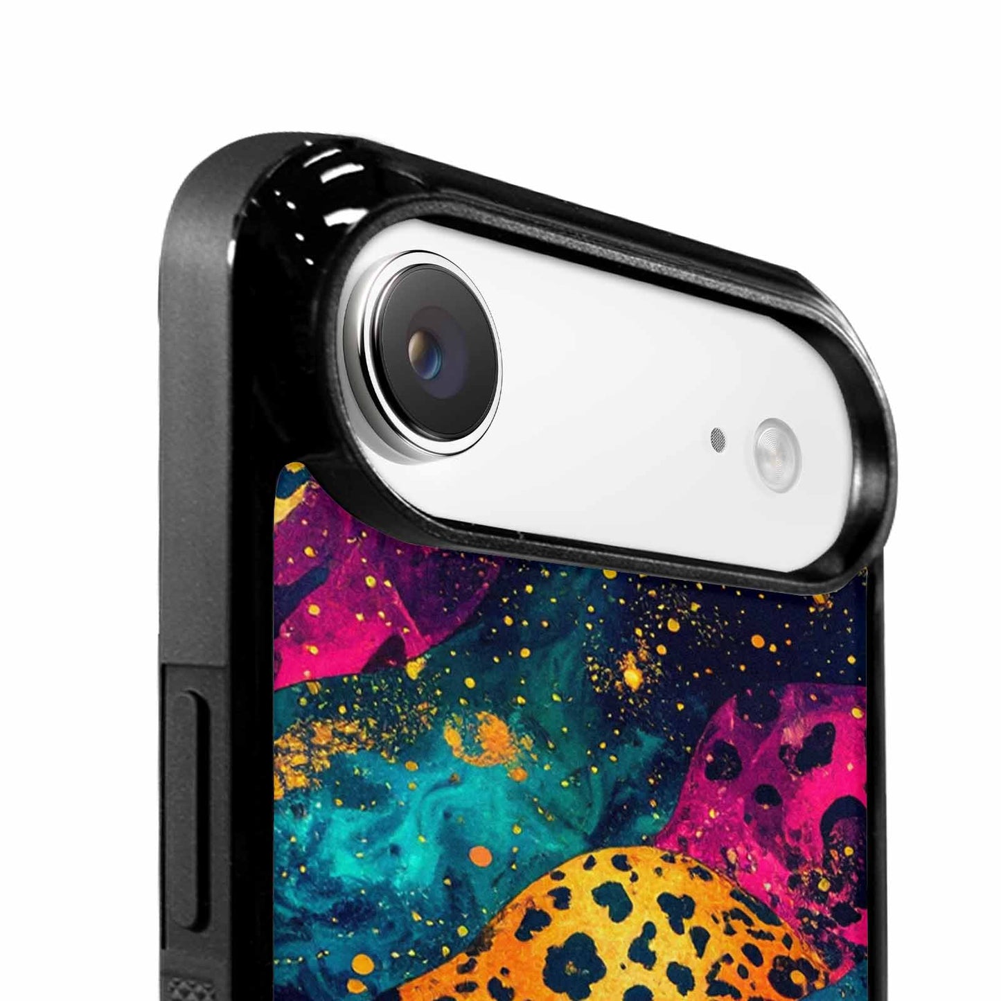 iPhone 17 Air Case — Leopard Print Galaxy Animal Print, Unique Phone Case Design