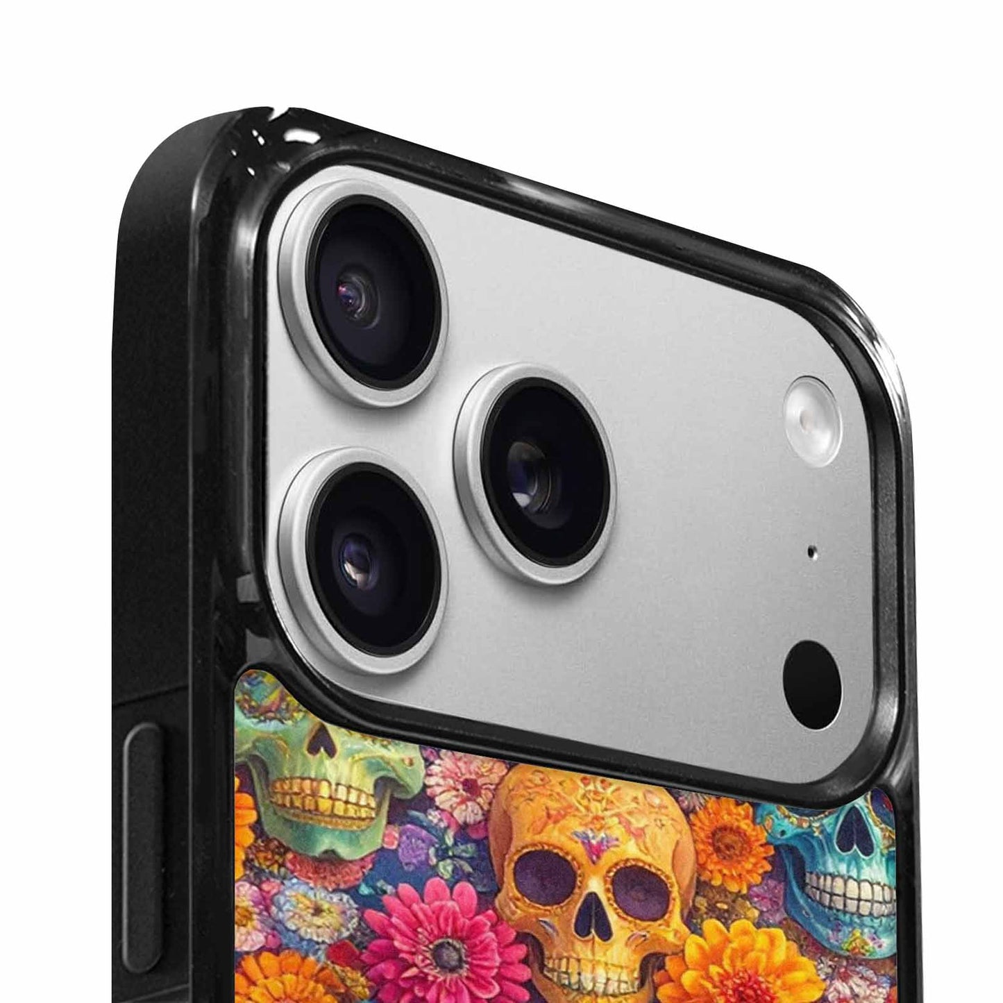 iPhone 17 Pro Max Case — Ornate Candy Color Skull Gothic Skulls, Personalized Phone Case