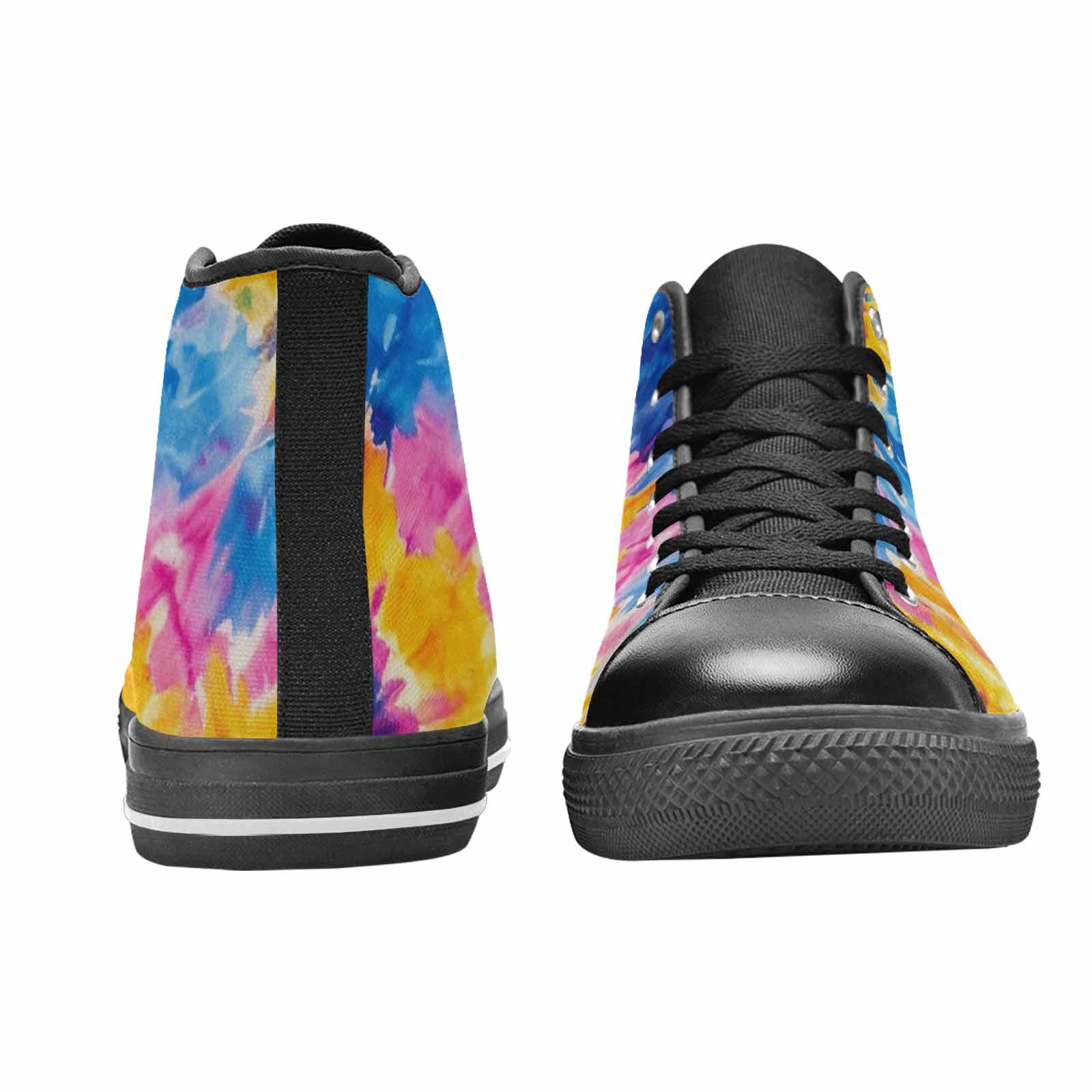 MEN'S Tie Dye Swirl High Top Canvas Y2K Shoes