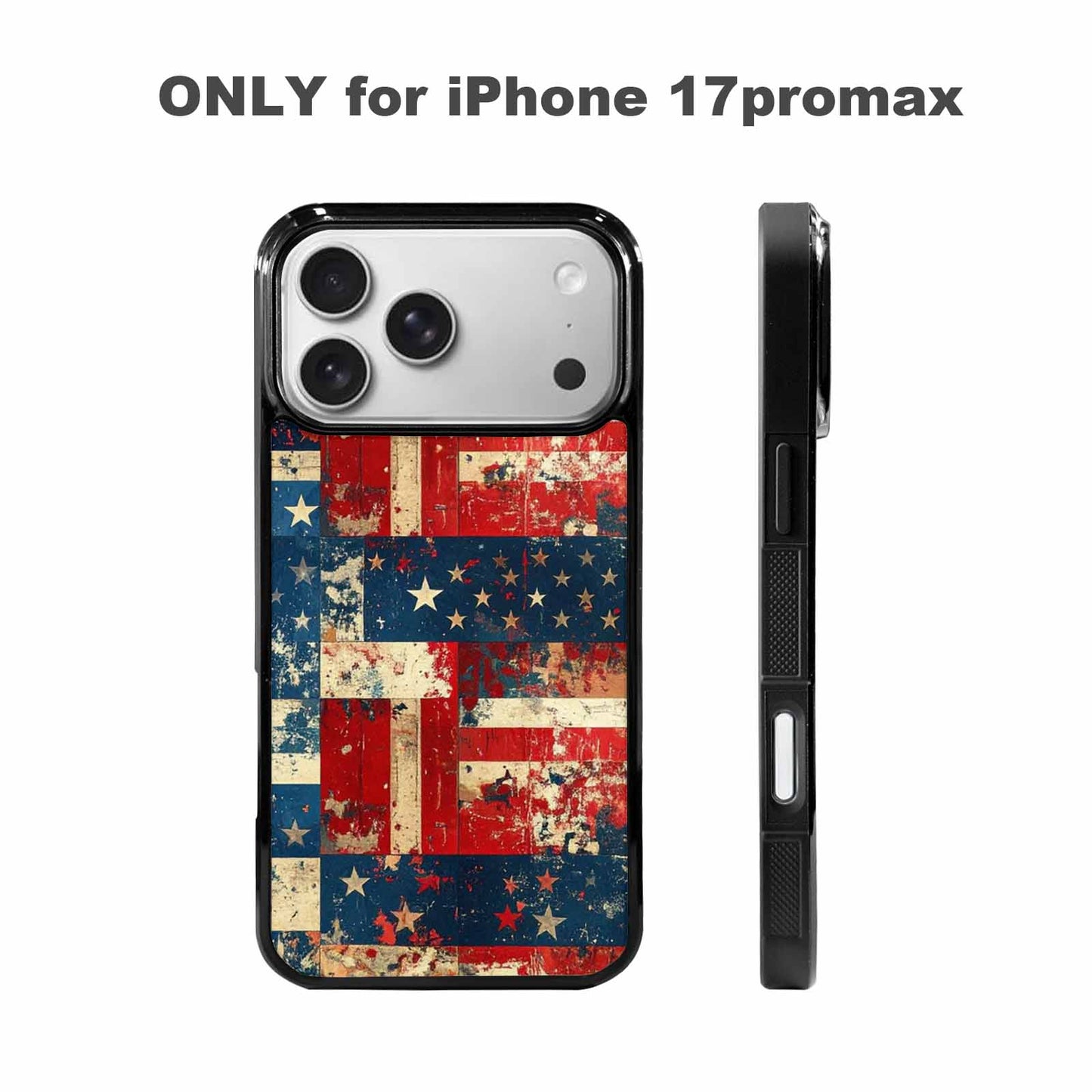 iPhone 17 Pro Max Case — Small American Flag Stars Galaxy Space, Unique Phone Case Design