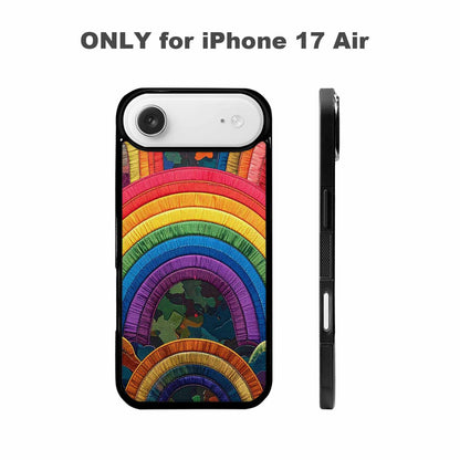 iPhone 17 Air Case — Vivid Camo Rainbow Arc Camo, Custom Made Phone Cover